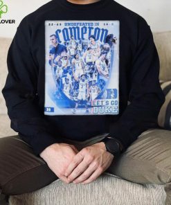 2022 2023 Undefeated In Cameron Let’s Go Duke Men’s Basketball Shirt 2 2022 2023 Undefeated In Cameron Let’s Go Duke Men’s Basketball Shirt