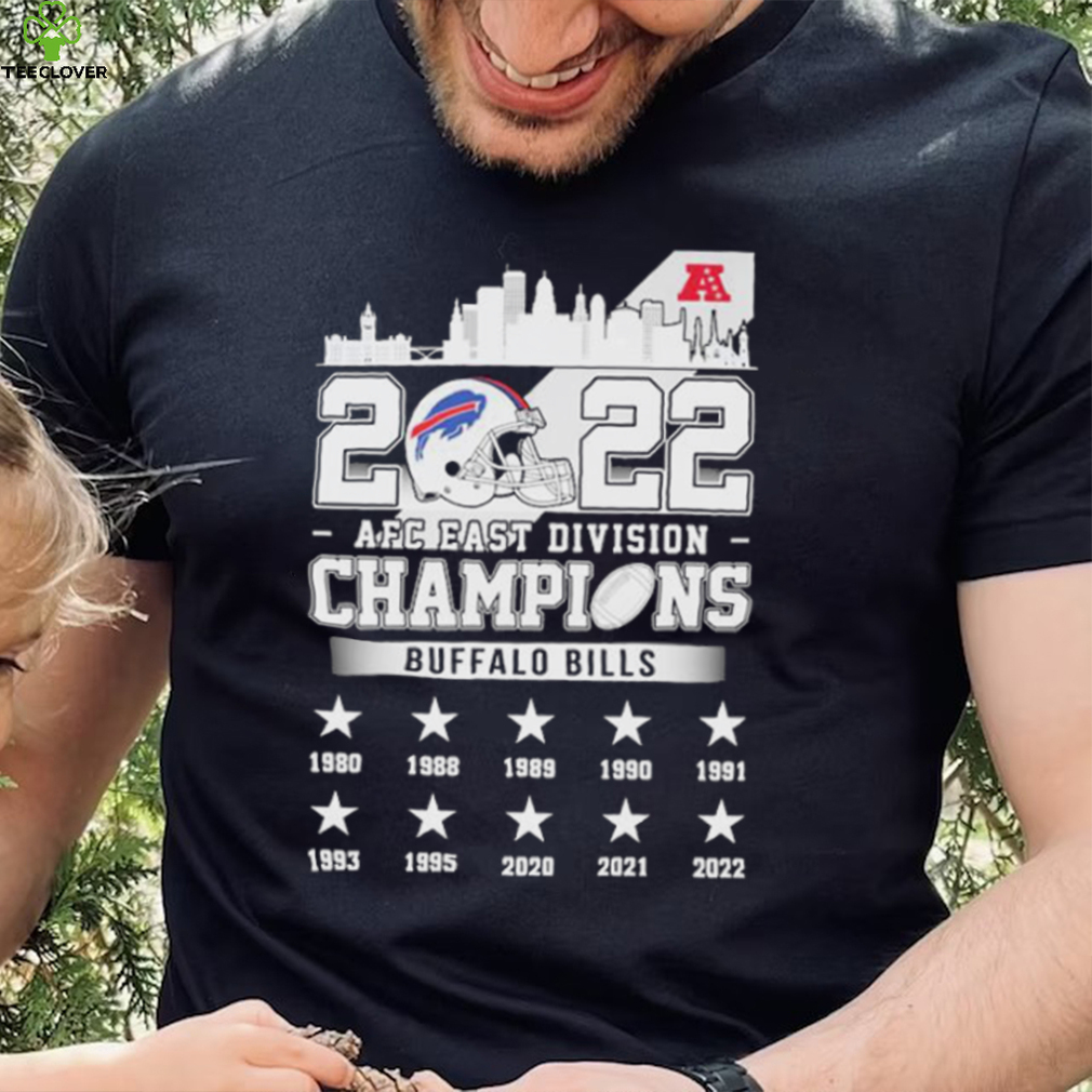 2022 AFC East Champions Buffalo Bills Skyline Shirt - Limotees