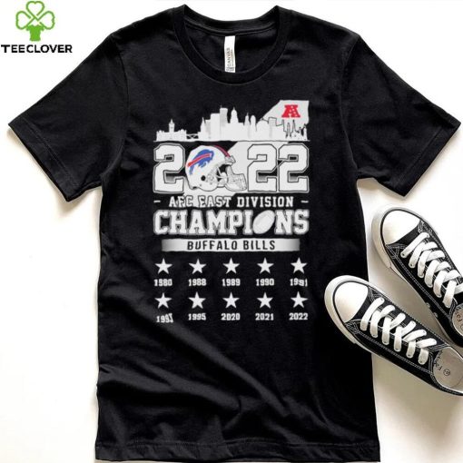 Buffalo Bills Skyline 2022 AFC East Division Champions Shirt