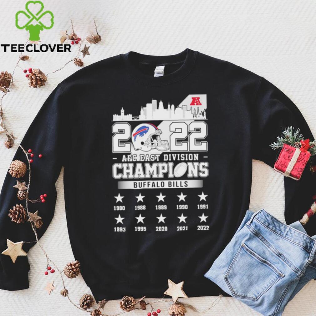 FREE shipping Buffalo Bills Wins Champions 2022 AFC East Championship Shirt,  Unisex tee, hoodie, sweater, v-neck and tank top