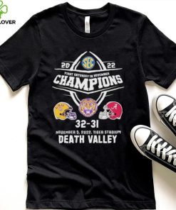 2022 First Saturday In November Champions Death Valley Tigers Matchup Shirt