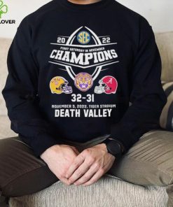 2022 First Saturday In November Champions Death Valley Tigers Matchup Shirt