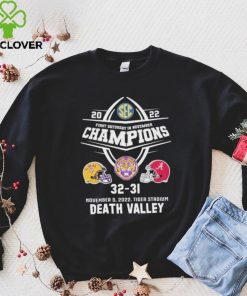 2022 First Saturday In November Champions Death Valley Tigers Matchup Shirt