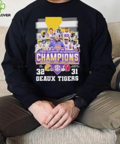 2022 First Saturday In November Champions Geaux Tigers 32 31 Matchup Shirt