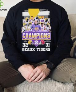 2022 First Saturday In November Champions Geaux Tigers Football Team Shirt