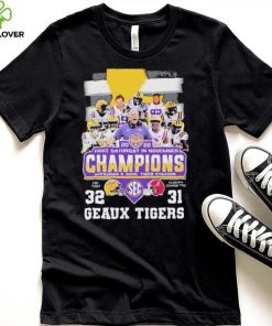 2022 First Saturday In November Champions Geaux Tigers Football Team Shirt