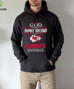 2022 God First Family Second Then Kansas City Chiefs Football Shirt