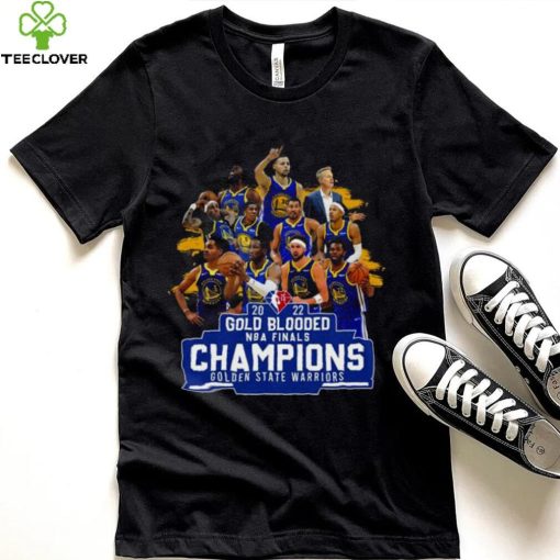 2022 Gold Blooded NBA Finals Champions Golden State Warriors Team Basketball shirt