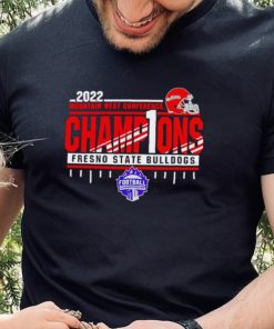 2022 Mountain West conference champions Fresno State Bulldogs shirt