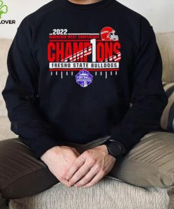 2022 Mountain West conference champions Fresno State Bulldogs shirt