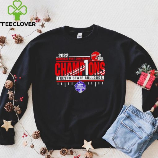 2022 Mountain West conference champions Fresno State Bulldogs shirt