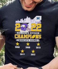 2022 NFC North Division Champions Minnesota Vikings 2008 2022 Shirt