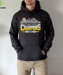 2022 NFC North division Champions Minnesota Vikings Players names city skyline Shirt