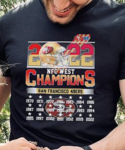 2022 NFC West Champions San Francisco 49ers 1970 2022 Shirt
