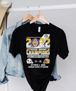 2022 Sec Lsu Tigers Bowl Champions 21 17 Auburn Tigers T Shirt