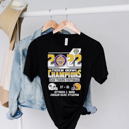 2022 Sec Lsu Tigers Bowl Champions 21 17 Auburn Tigers T Shirt