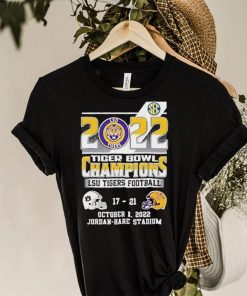 2022 Sec Lsu Tigers Bowl Champions 21 17 Auburn Tigers T Shirt