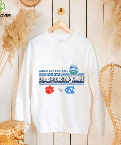 2022 Subway ACC Football Championship Game Clemson Vs North Carolina Shirt