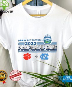 2022 Subway ACC Football Championship Game Clemson Vs North Carolina Shirt