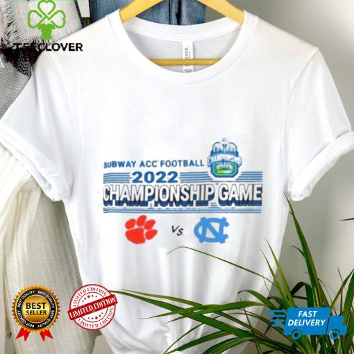 2022 Subway ACC Football Championship Game Clemson Vs North Carolina Shirt