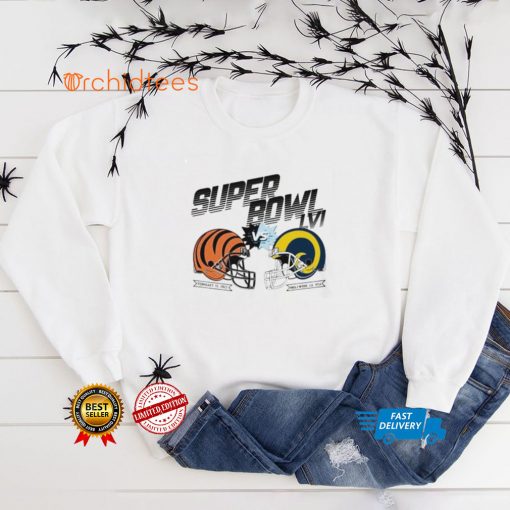 2022 Super Bowl LVI LA Rams Bengals NFL Shirt