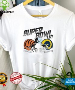 2022 Super Bowl LVI LA Rams Bengals NFL Shirt