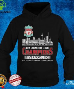 2022 UEFA Champions League Champions Liverpool F.C Stade De France Stadium Shirt