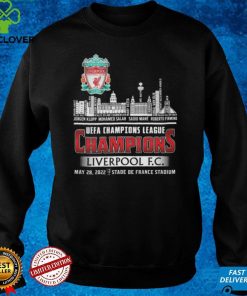 2022 UEFA Champions League Champions Liverpool F.C Stade De France Stadium Shirt
