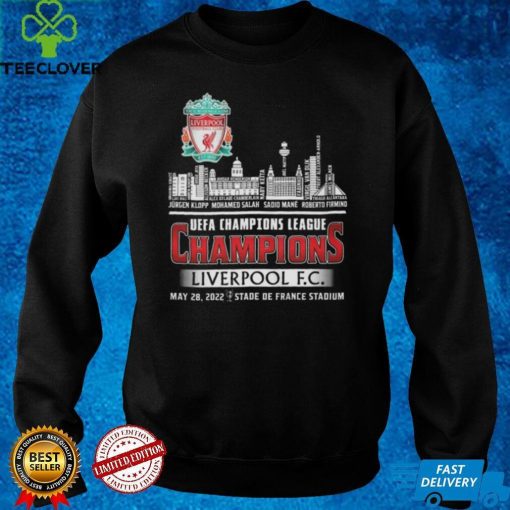 2022 UEFA Champions League Champions Liverpool F.C Stade De France Stadium Shirt