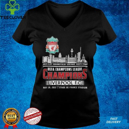 2022 UEFA Champions League Champions Liverpool F.C Stade De France Stadium Shirt