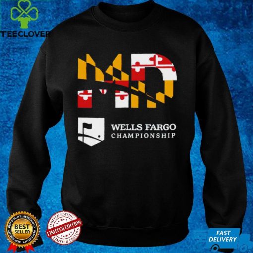 2022 Wells Fargo Championship Levelwear Maryland Flag shirt