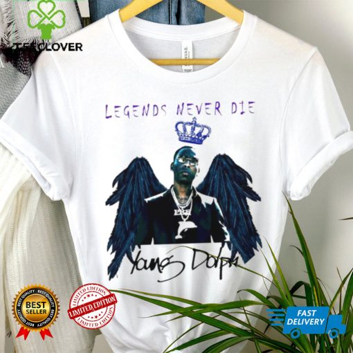 2022 Young Dolph Legends never die art shirt