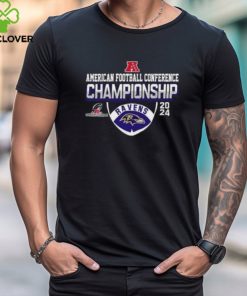 2023 2024 AFC American Football Conference Championship Baltimore Ravens T Shirt