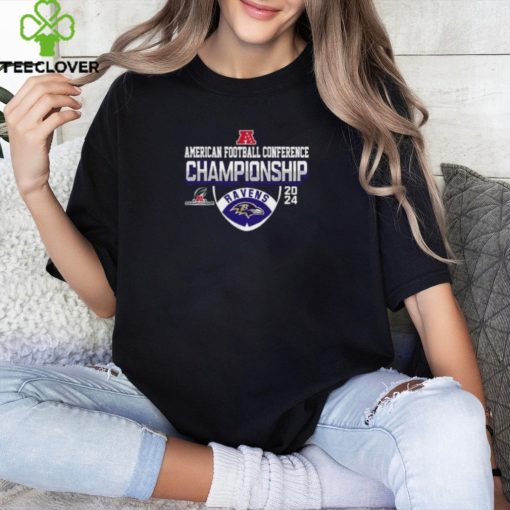 2023 2024 AFC American Football Conference Championship Baltimore Ravens T Shirt