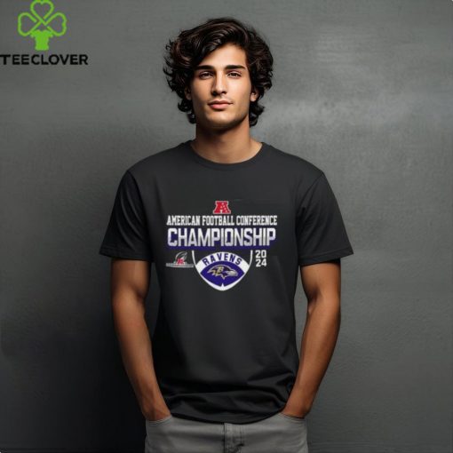 2023 2024 AFC American Football Conference Championship Baltimore Ravens T Shirt