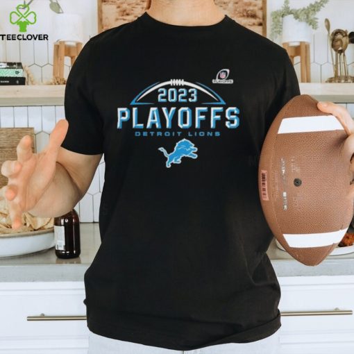 2023 2024 NFL Playoffs Detroit Lions Logo Shirt