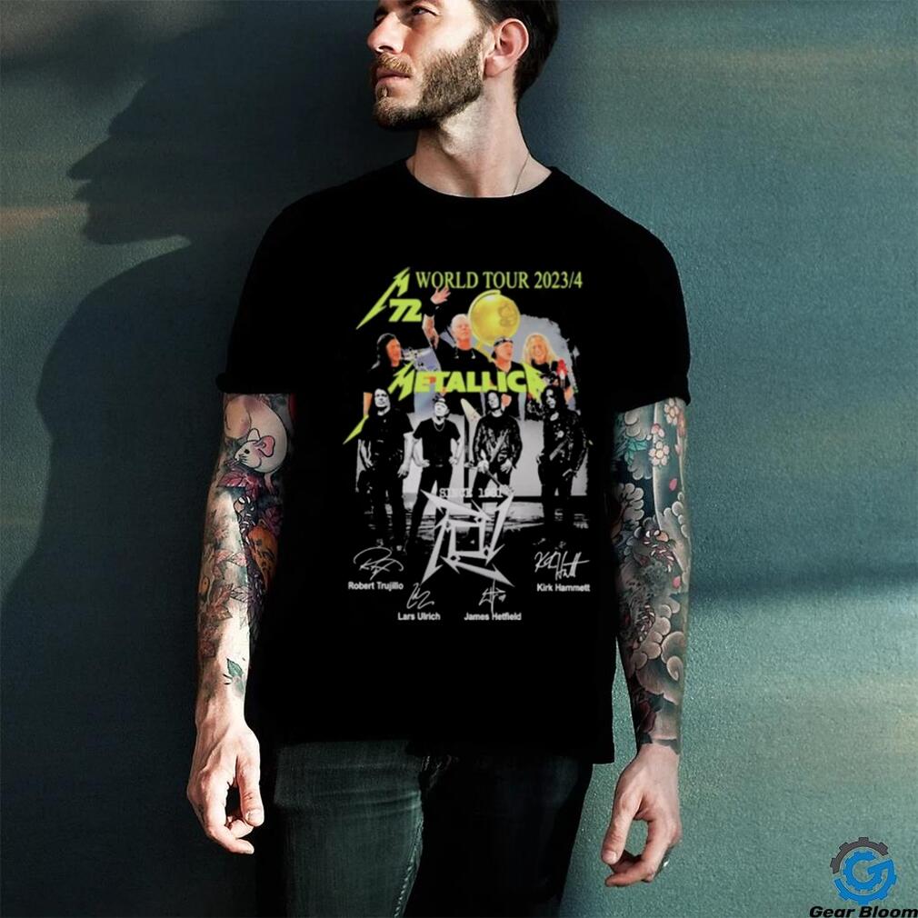 2023 2024 Tour T Shirt Metallica Band Metal M72 Music Event World shirt 2023 2024 Tour T Shirt Metallica Band Metal M72 Music Event World shirt