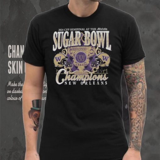 2023 24 College Football Playoff Sugar Bowl Champions Washington Huskies T Shirt