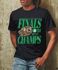 2023 24 NBA Finals Champs Boston Celtics Ring Shirt