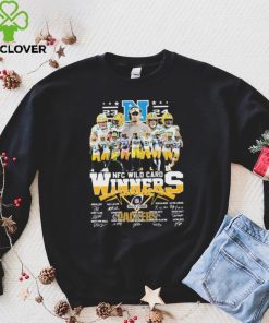2023 24 NFC Wild Card Winners Green Bay Packers Team signatures shirt