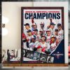 2023 American League Champions Are Texas Rangers Go And Take It Home Decor Poster Canvas