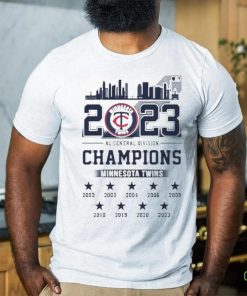 2023 Al Central Division Champions Minnesota Twins Shirt