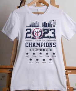 2023 Al Central Division Champions Minnesota Twins Shirt