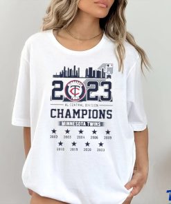 2023 Al Central Division Champions Minnesota Twins Shirt