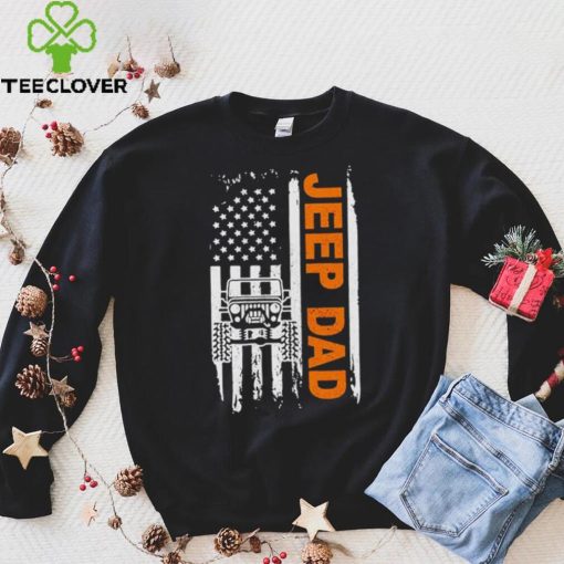 2023 American Flag Jeep Dad Shirt