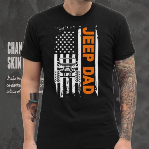 2023 American Flag Jeep Dad Shirt