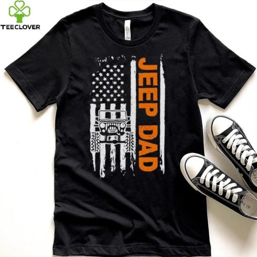 2023 American Flag Jeep Dad Shirt