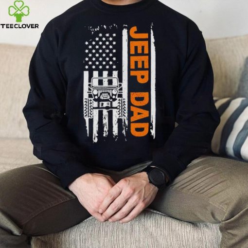 2023 American Flag Jeep Dad Shirt