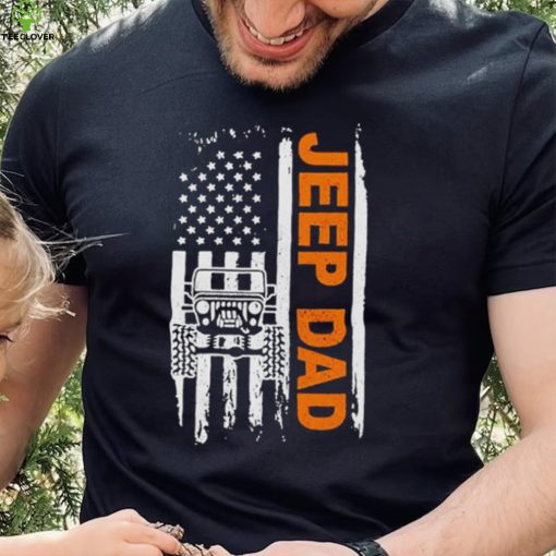 2023 American Flag Jeep Dad Shirt