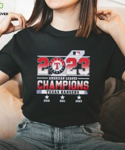 2023 American League Champions Texas Rangers 2010 2011 2023 Shirt